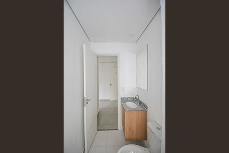 Banheiro de kitnet/studio para alugar com 1 quarto, 24m² em Rudge Ramos, São Bernardo do Campo