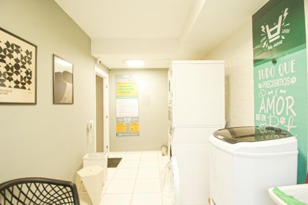 Studio para alugar com 17m², 1 quarto e 1 vaga Studio para alugar com 17m², 1 quarto e 1 vagaLavanderia