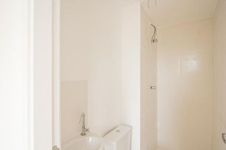 Banheiro de kitnet/studio à venda com 1 quarto, 17m² em Chácara Inglesa, São Paulo