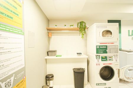 Studio para alugar com 17m², 1 quarto e 1 vaga Studio para alugar com 17m², 1 quarto e 1 vagaLavanderia