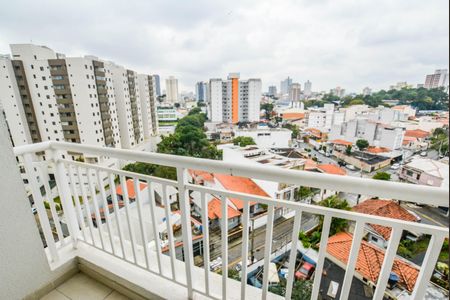 Varanda da Sala de apartamento para alugar com 2 quartos, 49m² em Santa Terezinha, Santo André
