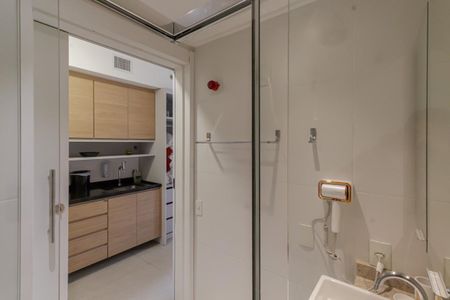 Studio para alugar com 21m², 1 quarto e sem vaga Studio para alugar com 21m², 1 quarto e sem vagaBanheiro