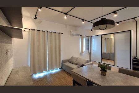 Sala de kitnet/studio para alugar com 1 quarto, 52m² em Centro, São Bernardo do Campo
