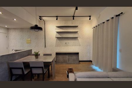 Sala de kitnet/studio para alugar com 1 quarto, 52m² em Centro, São Bernardo do Campo