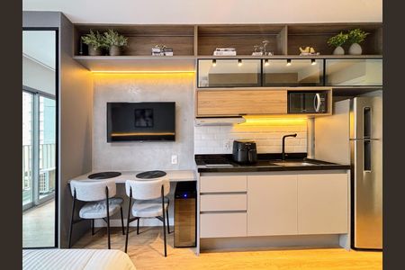 Studio de kitnet/studio para alugar com 1 quarto, 24m² em Vila Olímpia, São Paulo