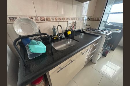 Cozinha de apartamento à venda com 2 quartos, 47m² em Vila Zefira, São Paulo