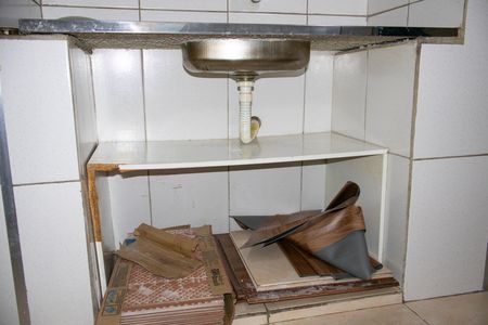 Apartamento para alugar com 38m², 1 quarto e 1 vagaDetalhe da cozinha