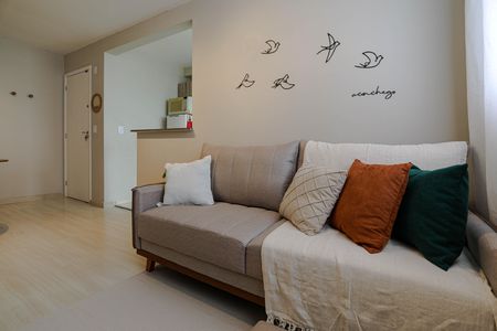 Sala de apartamento para alugar com 2 quartos, 48m² em Vila Mogilar, Mogi das Cruzes