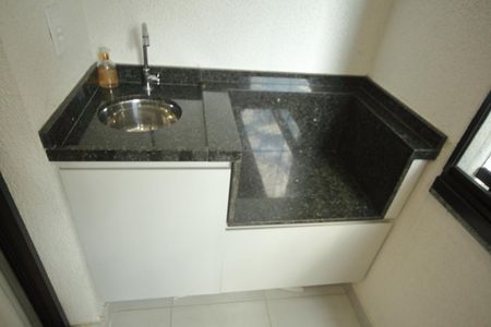 Apartamento à venda com 55m², 2 quartos e 1 vagaVaranda da sala 