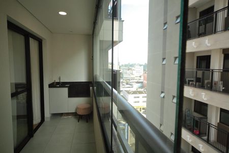 Varanda da sala  de apartamento para alugar com 2 quartos, 55m² em Centro, São Bernardo do Campo