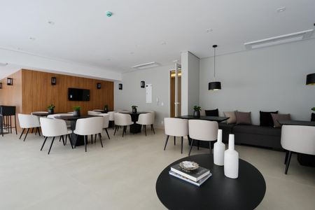 Studio para alugar com 22m², 1 quarto e sem vaga Studio para alugar com 22m², 1 quarto e sem vagaÁrea comum - Salão de festas