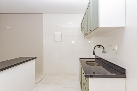 Cozinha de apartamento para alugar com 1 quarto, 45m² em Vila Gumercindo, São Paulo
