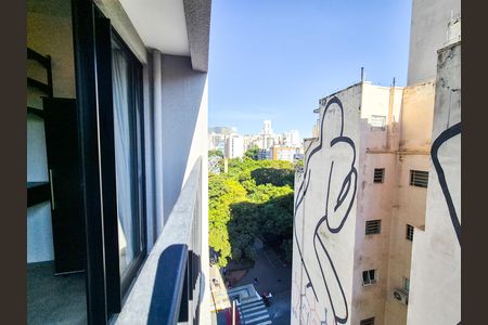 Vista da Varanda de kitnet/studio para alugar com 1 quarto, 20m² em Campos Elíseos, São Paulo