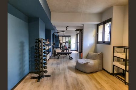 Studio para alugar com 20m², 1 quarto e sem vaga Studio para alugar com 20m², 1 quarto e sem vagaAcademia
