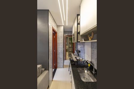 Sala/Cozinha/Área de Serviço  de apartamento para alugar com 1 quarto, 30m² em Jardim Aricanduva, São Paulo