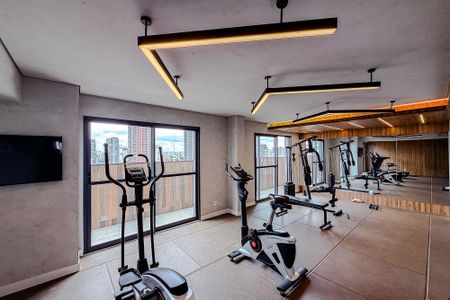 Studio para alugar com 30m², 1 quarto e sem vaga Studio para alugar com 30m², 1 quarto e sem vagaÁrea comum - Academia