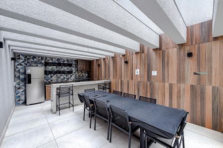 Studio para alugar com 30m², 1 quarto e sem vaga Studio para alugar com 30m², 1 quarto e sem vagaÁrea comum - Churrasqueira