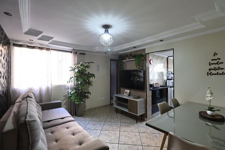 Sala de apartamento à venda com 2 quartos, 55m² em Jardim Alvorada, Santo André