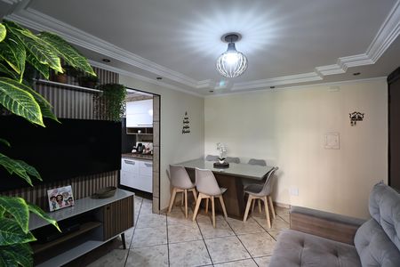 Sala de apartamento à venda com 2 quartos, 55m² em Jardim Alvorada, Santo André