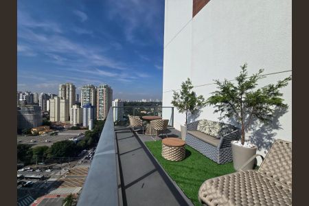 Apartamento para alugar com 40m², 1 quarto e sem vagaVaranda