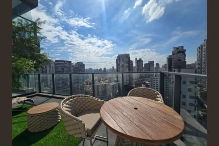 Apartamento para alugar com 40m², 1 quarto e sem vagaVaranda
