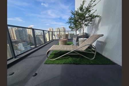 Apartamento para alugar com 40m², 1 quarto e sem vagaVaranda