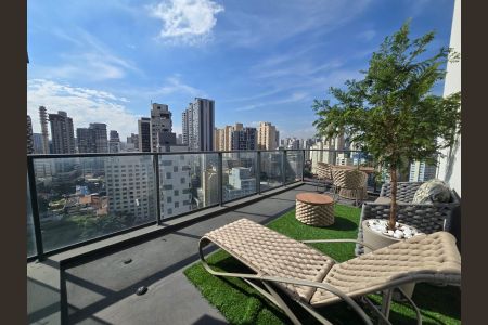 Apartamento para alugar com 40m², 1 quarto e sem vagaVaranda