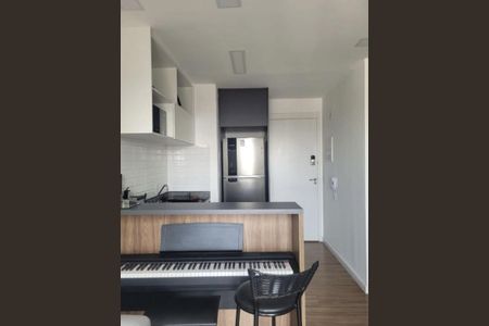 Sala/Cozinha de apartamento à venda com 1 quarto, 28m² em República, São Paulo