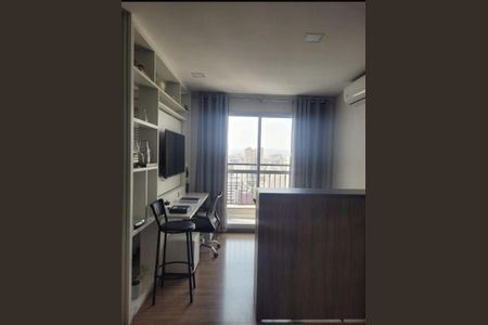 Sala/Cozinha de apartamento à venda com 1 quarto, 28m² em República, São Paulo