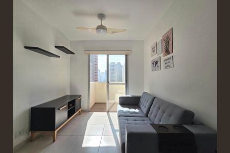 Sala de apartamento à venda com 1 quarto, 48m² em Indianópolis, São Paulo