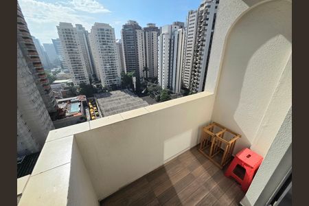 Apartamento à venda com 48m², 1 quarto e 1 vagaVaranda