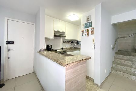 Bancada da cozinha de apartamento à venda com 3 quartos, 142m² em Gutierrez, Belo Horizonte