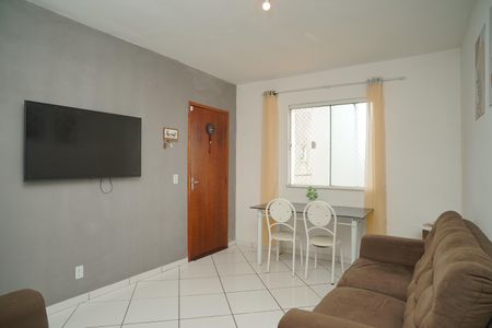 Sala de apartamento para alugar com 2 quartos, 55m² em Itaipuaçu, Maricá