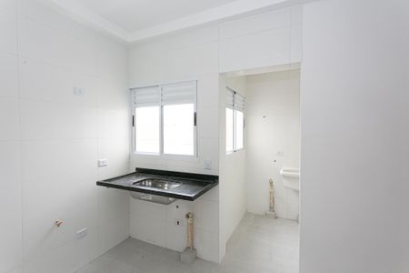Cozinha de apartamento para alugar com 1 quarto, 45m² em Vila Dalila, São Paulo