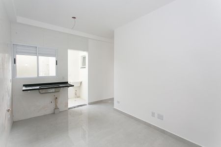 Sala/cozinha de apartamento para alugar com 2 quartos, 45m² em Vila Dalila, São Paulo