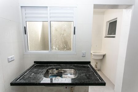 Sala/cozinha de apartamento para alugar com 2 quartos, 45m² em Vila Dalila, São Paulo