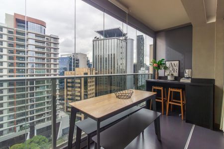 Vista/Varanda de kitnet/studio para alugar com 1 quarto, 36m² em Pinheiros, São Paulo