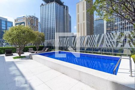 Área comum - Piscina de kitnet/studio para alugar com 1 quarto, 36m² em Pinheiros, São Paulo