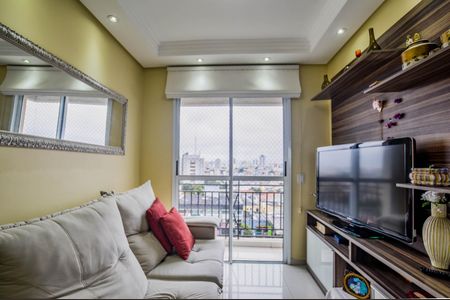 Sala de apartamento à venda com 2 quartos, 55m² em Vila Curuçá, Santo André