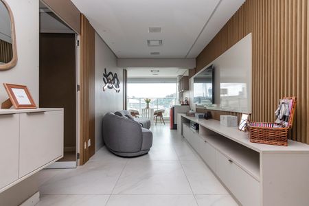 Sala de apartamento à venda com 3 quartos, 140m² em Jardim Caravelas, São Paulo