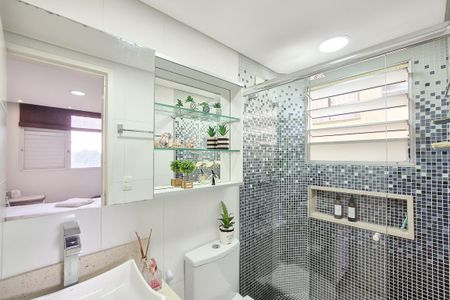 Apartamento para alugar com 75m², 3 quartos e 1 vaga Apartamento para alugar com 75m², 3 quartos e 1 vagaBanheiro da Suíte