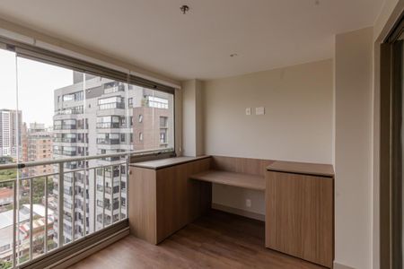 Sacada de kitnet/studio para alugar com 1 quarto, 32m² em Indianópolis, São Paulo