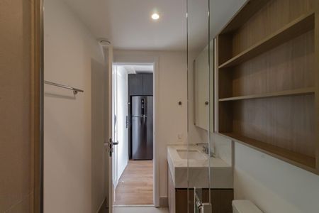 Apartamento para alugar com 42m², 1 quarto e 1 vaga Apartamento para alugar com 42m², 1 quarto e 1 vagaBanheiro