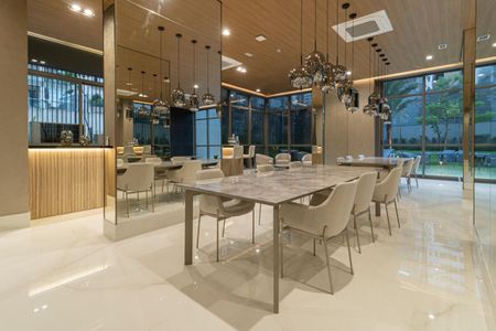 Studio para alugar com 23m², 1 quarto e sem vaga Studio para alugar com 23m², 1 quarto e sem vagaÁrea comum - Salão de festas