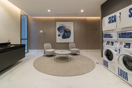Studio para alugar com 23m², 1 quarto e sem vaga Studio para alugar com 23m², 1 quarto e sem vagaÁrea comum - Lavanderia