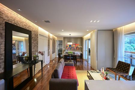Sala de apartamento para alugar com 3 quartos, 163m² em Vila Andrade, São Paulo