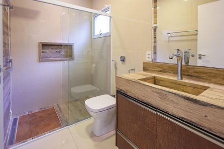 Casa de condomínio para alugar com 208m², 4 quartos e sem vagaBanheiro da Suíte 2