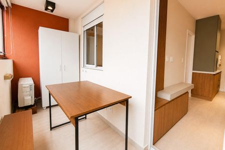 Varanda e Vista de apartamento à venda com 1 quarto, 34m² em Consolação, São Paulo