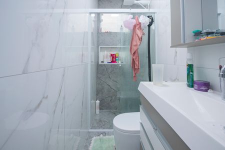 Casa para alugar com 90m², 2 quartos e 1 vaga Casa para alugar com 90m², 2 quartos e 1 vagaBanheiro