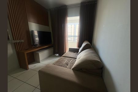 Sala de TV de apartamento para alugar com 1 quarto, 48m² em Setor Bela Vista, Goiânia